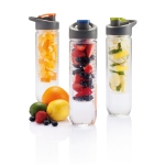 Grote fles bedrukken met tuit en fruitinfuser 800ml Vitamin kleur blauw weergave algemeen