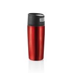 Bedrukte thermosbekers met one-touch opening 300ml Origineel kleur rood