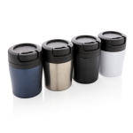 Zeer kleine en compacte thermosbeker to go 160 ml koffie kleur donkerblauw weergave algemeen