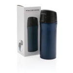 Dubbelwandige beker lekvrij systeem 300ml Hot&Cold kleur donkerblauw weergave met doos