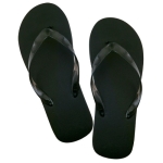 Bedrukte slippers met transparant PVC bandje maat 42-44 Pool kleur zwart