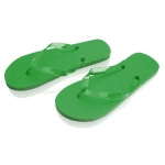 Bedrukte slippers met transparant PVC bandje maat 42-44 Pool kleur groen