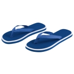 Badslippers met logo met dikke EVA-zool maat 36-38 Summer Camp kleur blauw