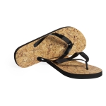 Slippers laten bedrukken met EVA-zool met kurk maat 36-38 Cork Design kleur zwart  negende weergave