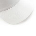 Polyester baseball cap met logo Impact Sublim kleur wit derde weergave