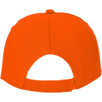 Petten met logo en zelfklevende sluiting, van 175 g/m2 katoen Hero kleur oranje luxe weergave