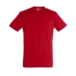 Unisex promotionele t-shirts SOL'S Regent 100% katoen 150 g/m2 kleur rood vijfde weergave