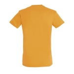 Unisex promotionele t-shirts SOL'S Regent 100% katoen 150 g/m2 kleur oranje achter aanzicht