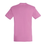 Unisex promotionele t-shirts SOL'S Regent 100% katoen 150 g/m2 kleur roze achter aanzicht