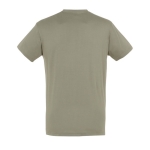 Unisex promotionele t-shirts SOL'S Regent 100% katoen 150 g/m2 kleur khaki achter aanzicht