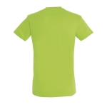 Unisex promotionele t-shirts SOL'S Regent 100% katoen 150 g/m2 kleur limoen groen achter aanzicht