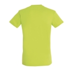 Unisex promotionele t-shirts SOL'S Regent 100% katoen 150 g/m2 kleur lichtgroen achter aanzicht