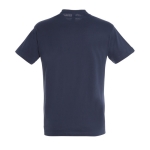 Unisex promotionele t-shirts SOL'S Regent 100% katoen 150 g/m2 kleur marineblauw achter aanzicht