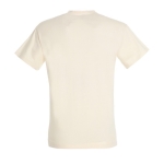 Unisex promotionele t-shirts SOL'S Regent 100% katoen 150 g/m2 kleur naturel achter aanzicht