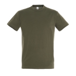 Unisex promotionele t-shirts SOL'S Regent 100% katoen 150 g/m2 kleur miliair groen