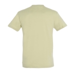 Unisex promotionele t-shirts SOL'S Regent 100% katoen 150 g/m2 kleur pastel groen achter aanzicht