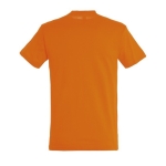 Unisex promotionele t-shirts SOL'S Regent 100% katoen 150 g/m2 kleur donker oranje achter aanzicht