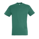 Unisex promotionele t-shirts SOL'S Regent 100% katoen 150 g/m2 kleur smaragdgroen 