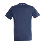 Unisex promotionele t-shirts SOL'S Regent 100% katoen 150 g/m2 kleur jeans blauw achter aanzicht