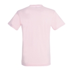 Unisex promotionele t-shirts SOL'S Regent 100% katoen 150 g/m2 kleur rose paztel achter aanzicht