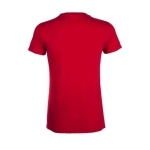 T-shirt voor dames van 100% katoen 150 g/m2 SOL'S Regent kleur rood achter aanzicht