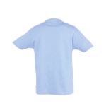 Kinder t-shirt van katoen personaliseren 150 g/m2 SOL'S Regent Kids kleur pastel blauw achter aanzicht