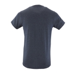 Katoenen getailleerde T shirt bedrukken SOL'S Regent Fit 150 g/m2 kleur gemarmerd donkerblauw achter aanzicht