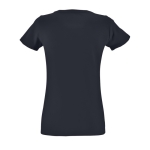 Dames reclame t-shirts van katoen 150 g/m2 SOL'S Regent Fit kleur marineblauw achter aanzicht