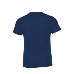 Kinder t-shirt bedrukken van 100% katoen 150 g/m2 SOL'S Regent kleur marineblauw achter aanzicht