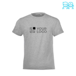 Kinder t-shirt bedrukken van 100% katoen 150 g/m2 SOL'S Regent weergave met bedrukking