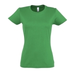 Dames T-shirt gemaakt van 100% katoen 190 g/m2 SOL'S Imperial kleur groen achtste weergave