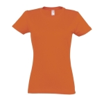 Dames T-shirt gemaakt van 100% katoen 190 g/m2 SOL'S Imperial kleur oranje