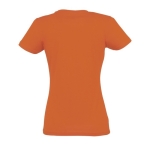 Dames T-shirt gemaakt van 100% katoen 190 g/m2 SOL'S Imperial kleur oranje achter aanzicht