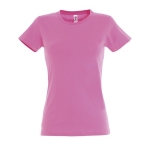 Dames T-shirt gemaakt van 100% katoen 190 g/m2 SOL'S Imperial kleur roze