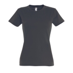 Dames T-shirt gemaakt van 100% katoen 190 g/m2 SOL'S Imperial kleur titanium