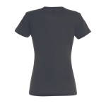 Dames T-shirt gemaakt van 100% katoen 190 g/m2 SOL'S Imperial kleur titanium achter aanzicht