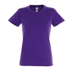 Dames T-shirt gemaakt van 100% katoen 190 g/m2 SOL'S Imperial kleur paars tweede weergave