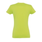 Dames T-shirt gemaakt van 100% katoen 190 g/m2 SOL'S Imperial kleur lichtgroen achter aanzicht