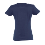 Dames T-shirt gemaakt van 100% katoen 190 g/m2 SOL'S Imperial kleur marineblauw zij aanzicht