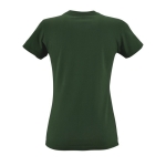 Dames T-shirt gemaakt van 100% katoen 190 g/m2 SOL'S Imperial kleur donkergroen achter aanzicht