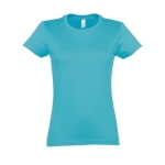 Dames T-shirt gemaakt van 100% katoen 190 g/m2 SOL'S Imperial kleur lichtblauw