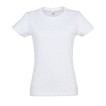 Dames T-shirt gemaakt van 100% katoen 190 g/m2 SOL'S Imperial kleur lichtgrijs gemarmerd