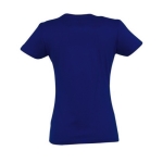 Dames T-shirt gemaakt van 100% katoen 190 g/m2 SOL'S Imperial kleur ultramarijn blauw zij aanzicht