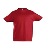 Kinder T-shirt met logo 100% katoen 190 g/m2 SOL'S Imperial kleur rood vijfde weergave