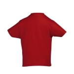 Kinder T-shirt met logo 100% katoen 190 g/m2 SOL'S Imperial kleur rood achter aanzicht