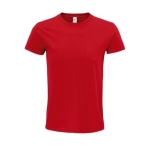 Unisex t-shirt van 100% biologisch katoen, 140 g/m2 SOL'S Epic kleur rood vijfde weergave