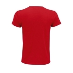 Unisex t-shirt van 100% biologisch katoen, 140 g/m2 SOL'S Epic kleur rood achter aanzicht