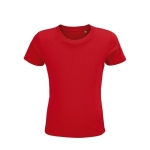 Kinder t-shirt van 100% biologisch katoen 150 g/m2 SOL'S Crusader kleur rood vijfde weergave