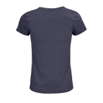 Dames T-shirts van 100% biologisch katoen 150 g/m2 SOL'S Crusader kleur titanium achter aanzicht