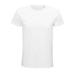 Biologisch katoenen getailleerd unisex T-shirt SOL'S Pioneer 175 g/m2 kleur wit negende weergave